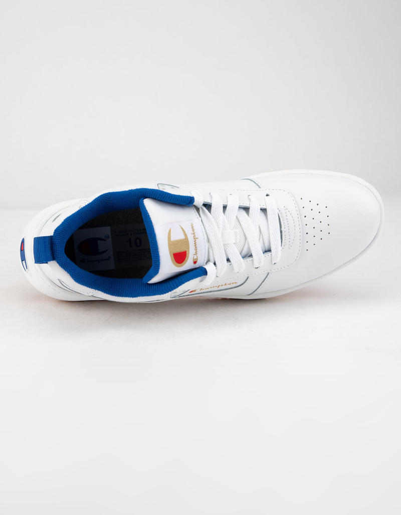 CHAMPION Super C Court Classic Leather White Mens Shoes image number 2