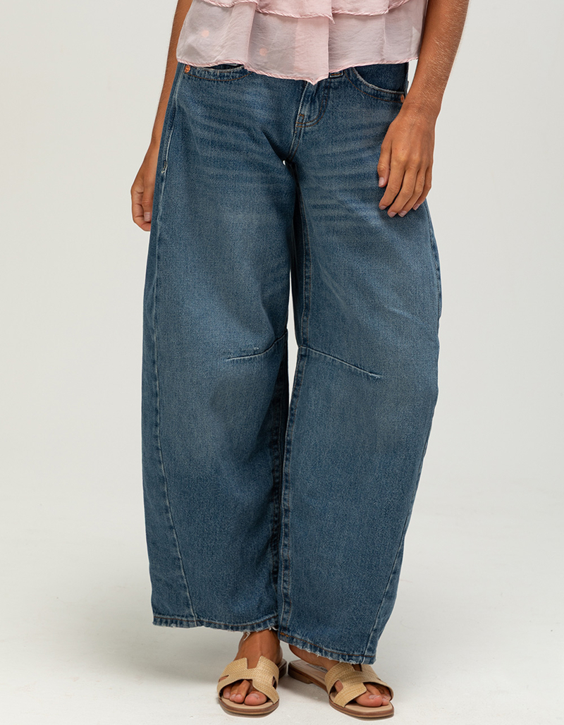 BDG Urban Outfitters Kayla Cocoon Womens Low Rise Barrel Jeans image number 1