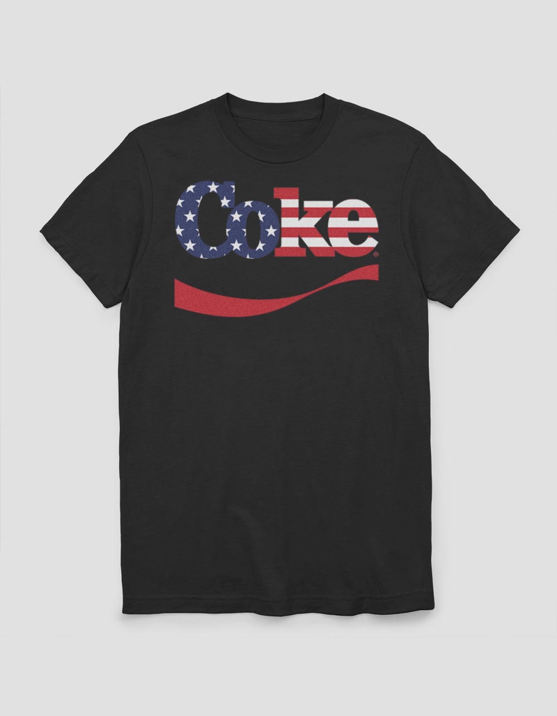 COCA-COLA Spangled Coke Unisex Tee image number 0