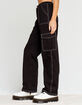 FULL TILT Contrast Stitch Womens Cargo Pants image number 3