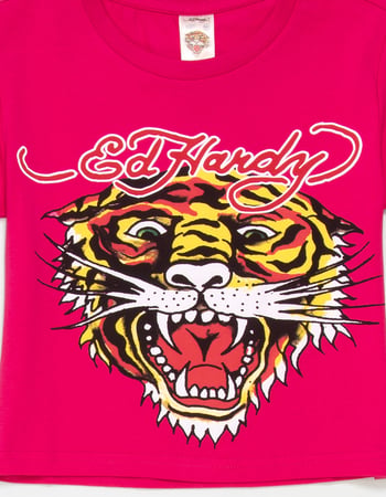 ED HARDY Tiger Girls Tee Alternative Image