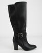 DELICIOUS Faux Leather Womens Knee High Boots image number 2