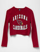 NFL Arizona Cardinals Womens Long Sleeve Baby Tee image number 5
