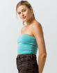 DESTINED Womens Emerald Tube Top image number 2