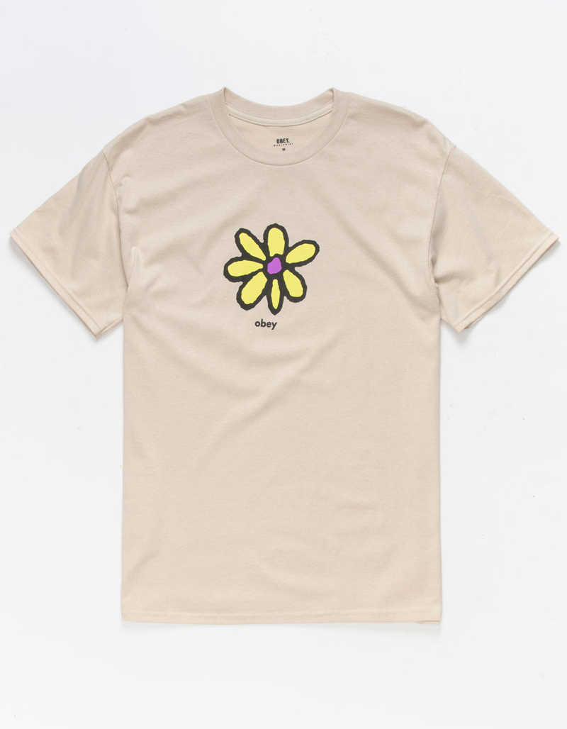 OBEY Fuzz Flower Mens Tee image number 0
