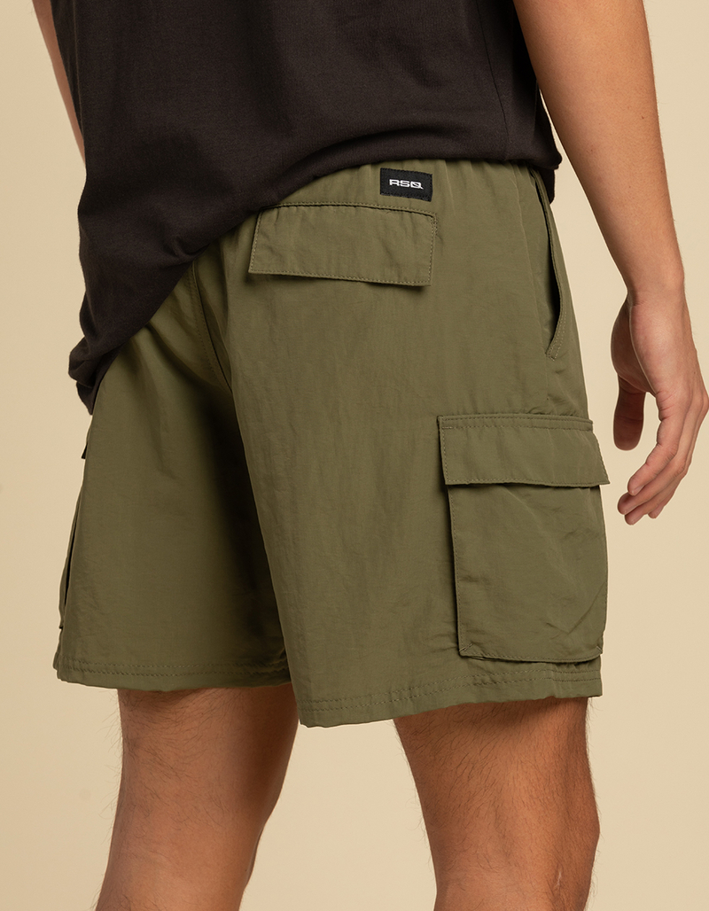 RSQ Mens Nylon Utility Shorts image number 4