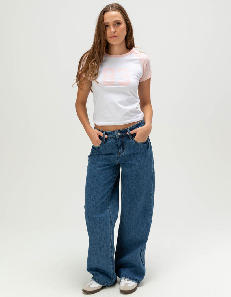 RSQ Womens 83 Raglan Tee image number 1