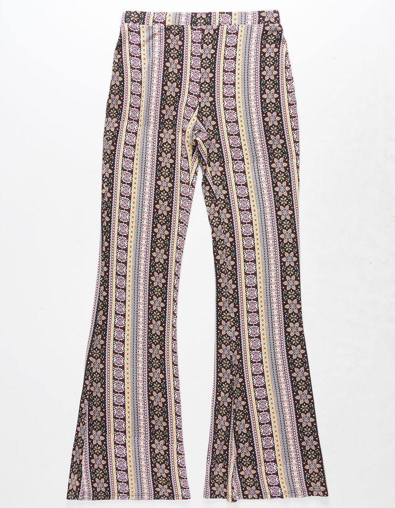 WHITE FAWN Bohemian Girls Flare Pants image number 0