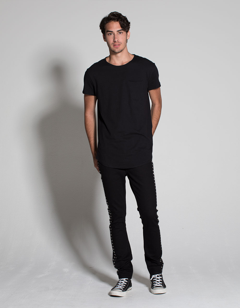 RSQ Seattle Stud Mens Skinny Taper Jeans image number 1