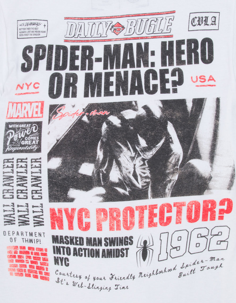 CVLA x Marvel Spider-Man Hero Or Menace Mens Tee image number 2