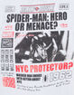 CVLA x Marvel Spider-Man Hero Or Menace Mens Tee image number 3