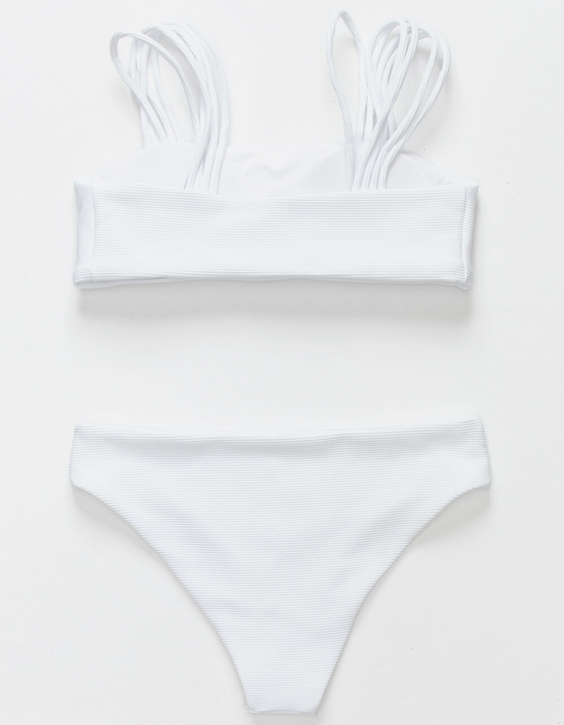 FULL TILT Strappy Bandeau Girls Bikini Set image number 1