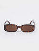 RSQ Rectangle Plastic Sunglasses image number 2