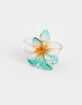 FULL TILT Translucent Floral Claw Clip image number 1