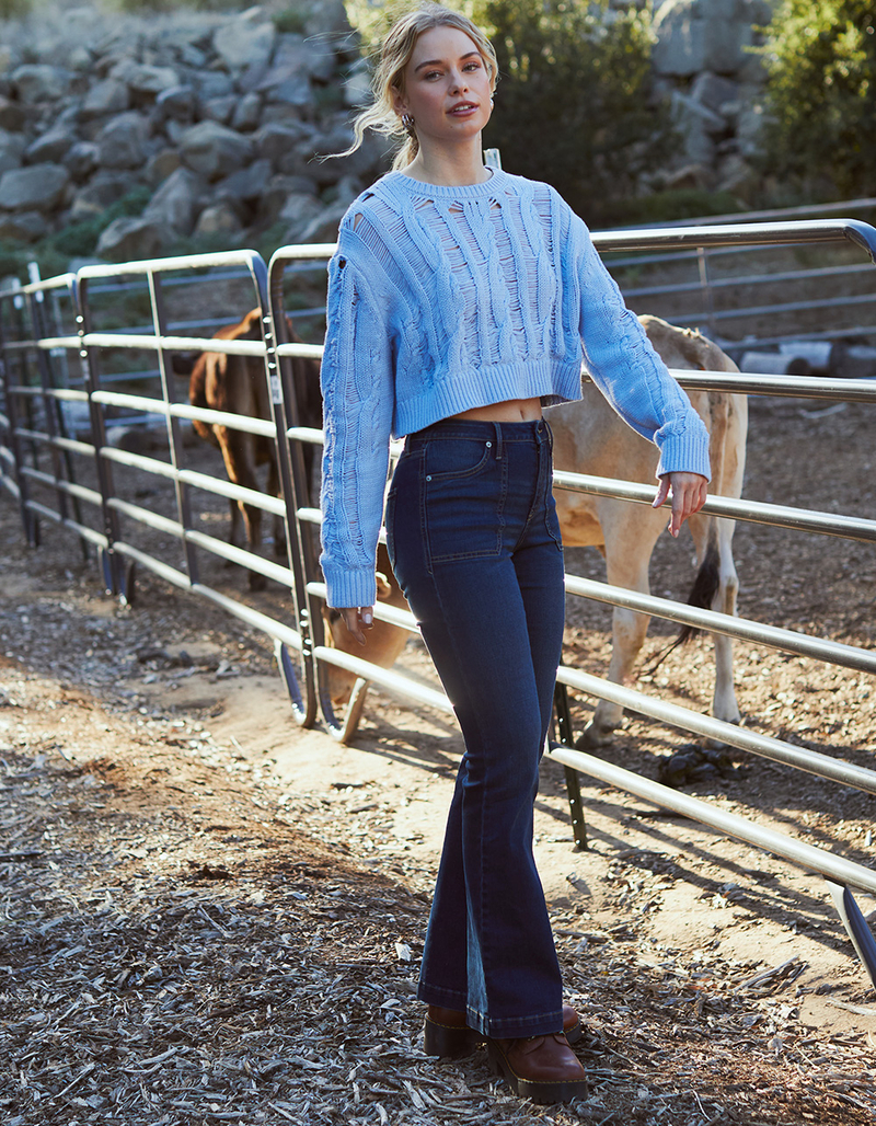 FULL TILT Drop Needle Womens Sweater image number 5