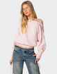 EDIKTED Off Shoulder Oversized Sweater image number 1