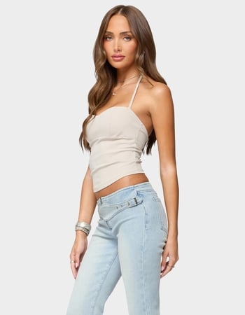 EDIKTED Jesika Sweetheart Halter Top Alternative Image