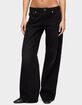 EDIKTED Raelynn Washed Low Rise Baggy Jeans image number 1