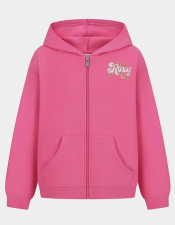 ROXY Palm Girls Zip-Up Hoodie Alternative Image