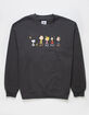 RSQ x Peanuts Love Collection Mens Squad Crewneck Sweatshirt image number 1