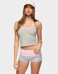 EDIKTED Yurie Contrast Halter Top image number 1