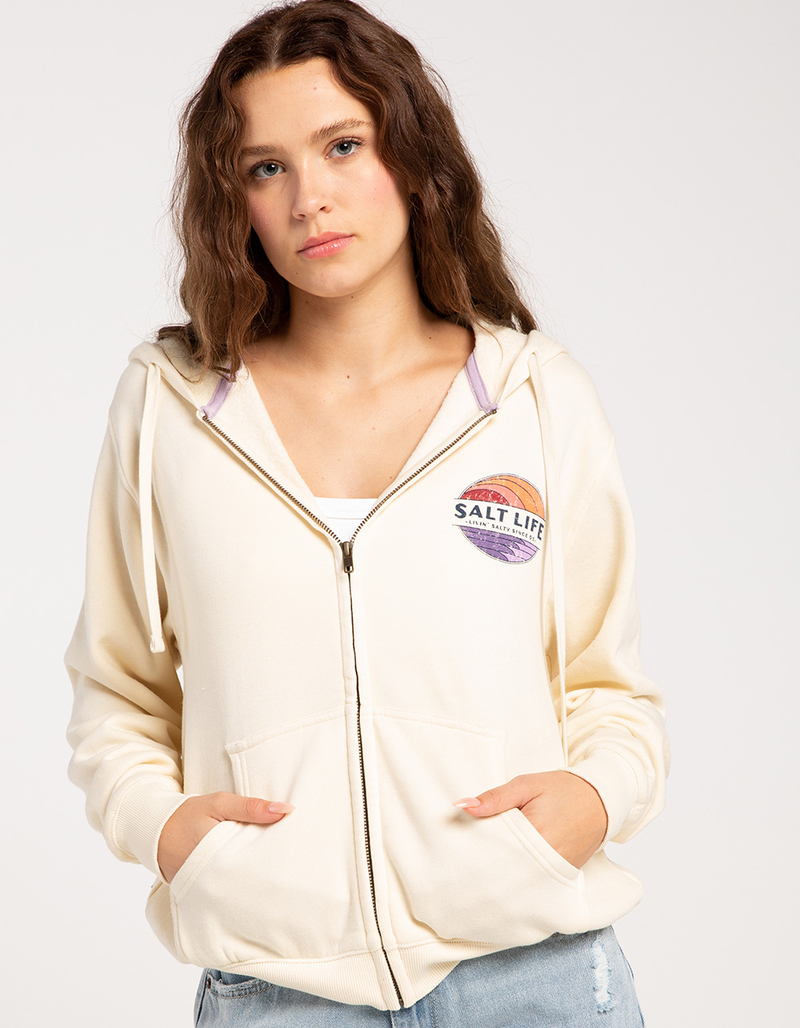 SALT LIFE Saltsations Womens Zip-Up Hoodie image number 0