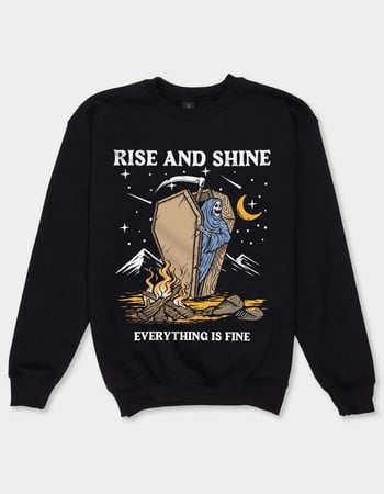 GRIM REAPER Rise And Shine Unisex Kids Crewneck Sweatshirt Primary Image