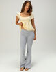 RSQ Womens Henley Babydoll Top image number 2