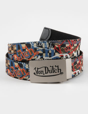 VON DUTCH Graffiti Web Belt  Primary Image
