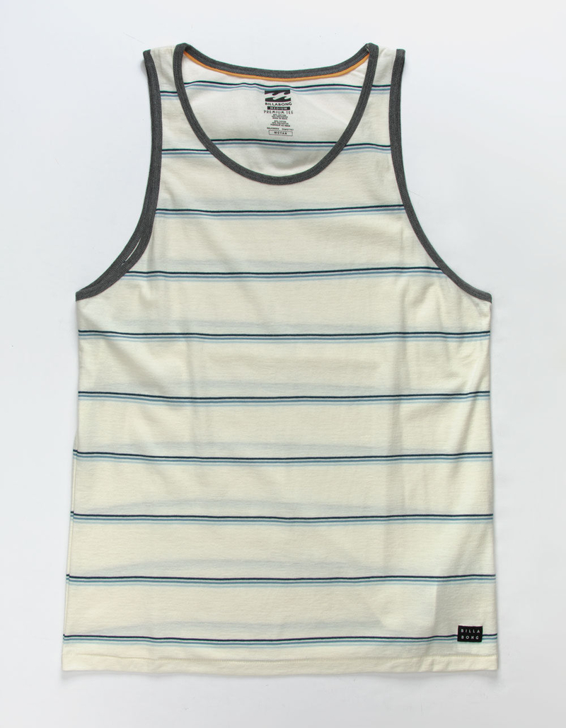 BILLABONG Die Cut Off White Mens Tank Top image number 0