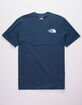 THE NORTH FACE Red Box Blue Wing Teal Mens T-Shirt image number 2