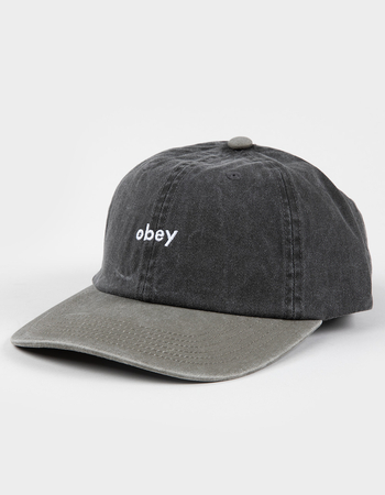 OBEY Pigment 2 Tone Lowercase Strapback Hat Primary Image