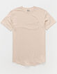 RSQ Mens Dusty Pink Tall Pocket Tee image number 1