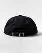 OBEY Bold Washed Canvas Mens Black Strapback Hat image number 2