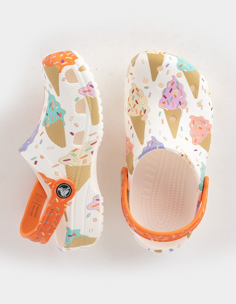 CROCS Ice Cream Girls Classic Clogs image number 4