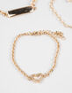 FULL TILT 4 Pack Heart/Chain Bracelets image number 2