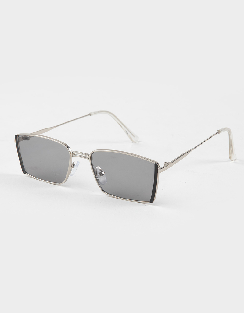 RSQ Metal Rectangle Sunglasses image number 0