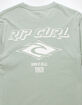 RIP CURL Fade Out Icon Mens Tee image number 3