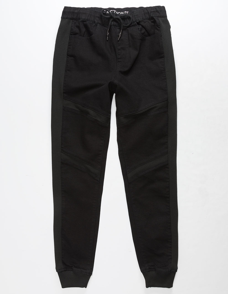 EAST POINTE Marshall Moto Mens Denim Jogger Pants image number 3