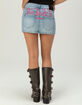 VON DUTCH Womens Low Rise Micro Mini Skirt image number 5