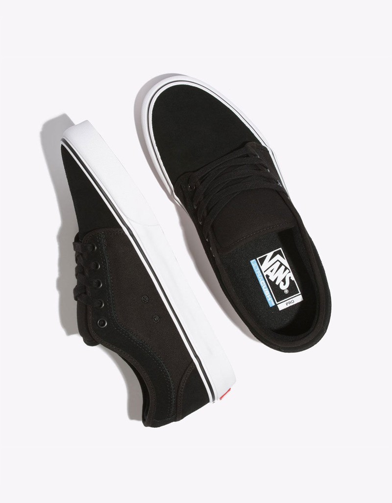 VANS Suede Chukka Low Black & True White Shoes image number 2