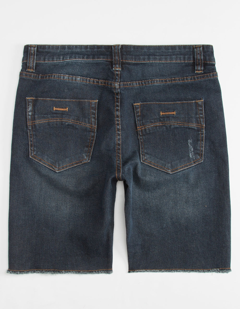 RSQ London Skinny Mens Cutoff Denim Shorts image number 2