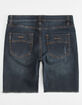 RSQ London Skinny Mens Cutoff Denim Shorts image number 3