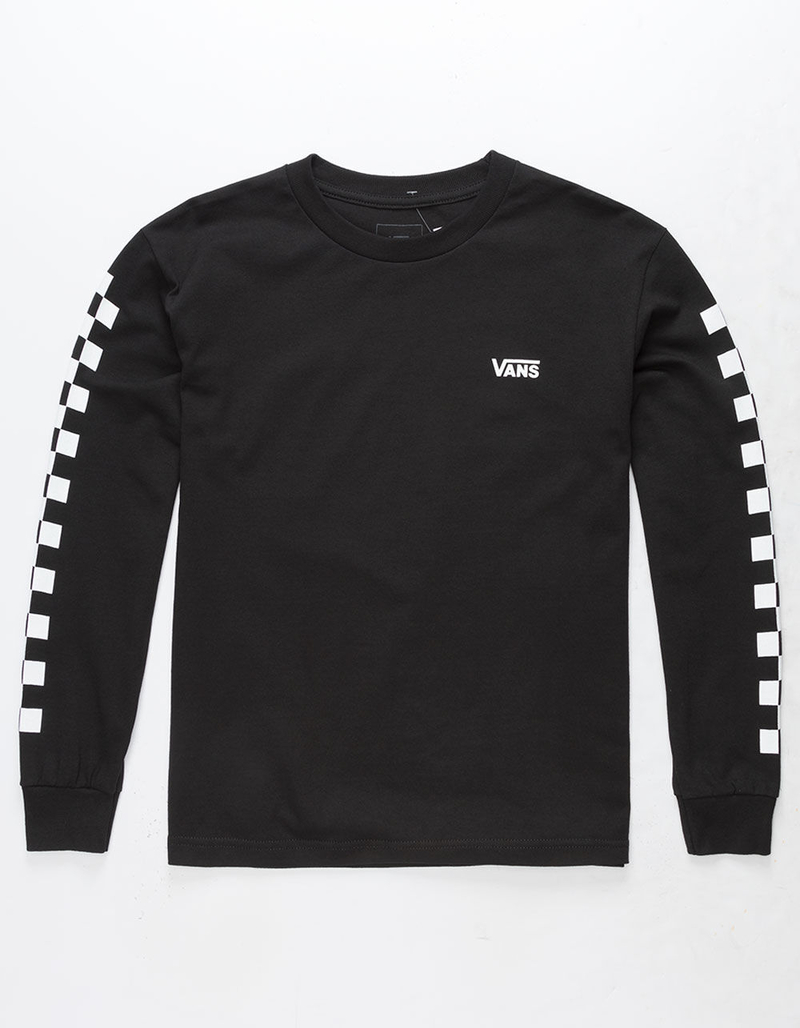 VANS x Tillys Side Stripe Checkerboard Boys T-Shirt image number 2