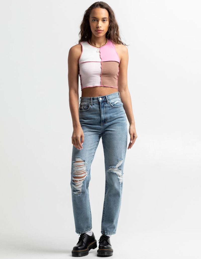 FULL TILT Color Blocked Womens Tank Top image number 3