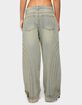 EDIKTED Cuffed Low Rise Baggy Jeans image number 3