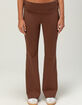 BABY PHAT Fold Over Womens Flare Pants image number 5
