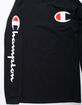 CHAMPION C Logo Screen Black Mens T-Shirt image number 2