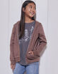 FULL TILT Girls Oversized Zip Hoodie image number 1