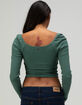 O'NEILL Kristin Twist Knit Womens Long Sleeve Top image number 4